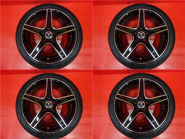 Espoir 18-7.5+48 ダンロップ 225/40R18インチ 新品4本 オーリス