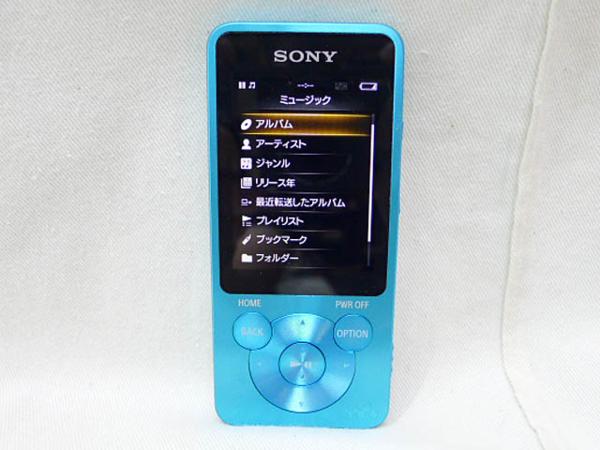 錦野】☆SONY ウォークマン NW-S13K ブルー 4GB スピーカー付 こ度は