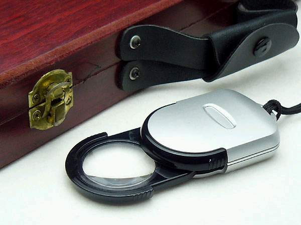 ★携帯用ポケットルーペ虫眼鏡拡大鏡５倍★L-44★新品未使用_1