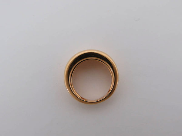 1円 ルジアダ K18イエローゴールド デザイン リング HG968