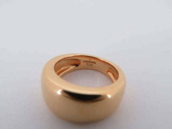 1円 ルジアダ K18イエローゴールド デザイン リング HG968