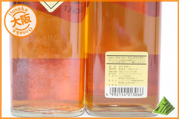 ◇1円～ ジョニーウォーカー 6本セット レッドラベル 750ml 等 E ◇1円