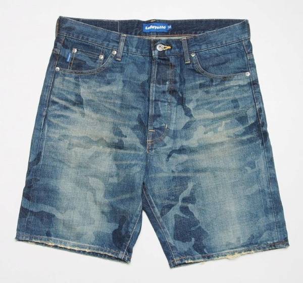 Lafayette迷彩デニムハーフパンツ W32 ラファイエット カモ 名作