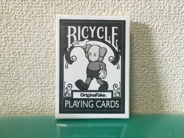 非売品　OriginalFake KAWS Bicycle トランプ　ブラック 非売品 kaws トランプ originalfake playing cards カウズ
