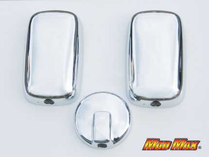 メッキ ミラーカバーSET ISUZU/PM/NEW/エルフ/アトラス 170mm