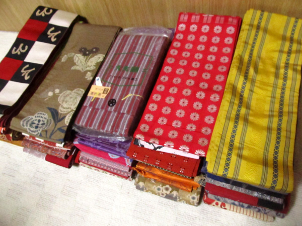 190 アンティーク 現代 博多織 他 半幅帯 等 大量45本