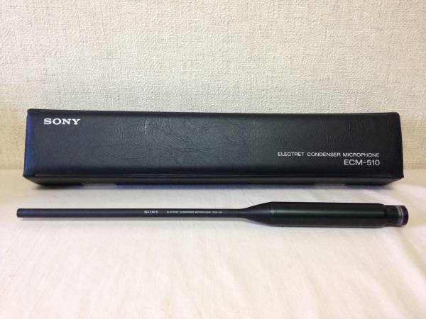 ☆SONY ECM-510インタビューマイク！軽量！単三電池駆動可能☆