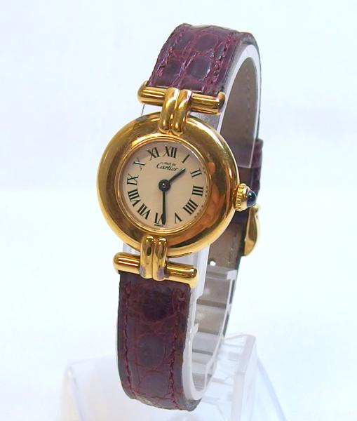 ジャンク品 カルティエ ヴェルメイユ　925　レディース 腕時計　