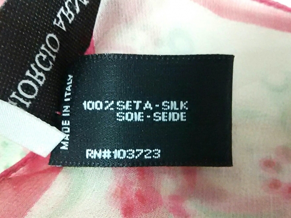 ジョルジオアルマーニ ストール(ショール) 新品同様 シルク