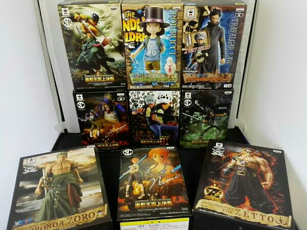 ワンピースフィギュア９体セット　トラファルガー・ロー　ゾロ