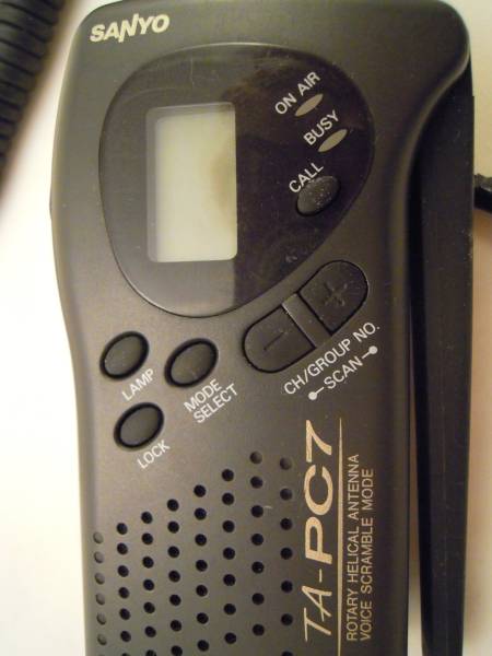 TA-PC7 2台セット SANYO 特定小電力トランシーバー - 点検テスト済