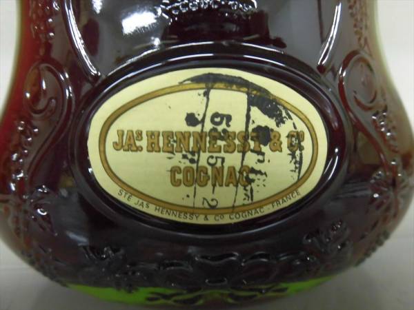 HENNESSY XO グリーンボトル 金キャップ ☆1011 S-35 ヘネシー XO 金 