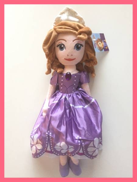 1円スタート★ちいさなプリンセスソフィア ぬいぐるみ 50cm 人形_3