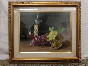 油彩 静物画のYahoo!オークション(旧ヤフオク!)の相場・価格を見る