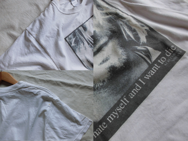 バンド ニルヴァーナカート kurt cobain tシャツ ニルヴァーナ NIRVANA
