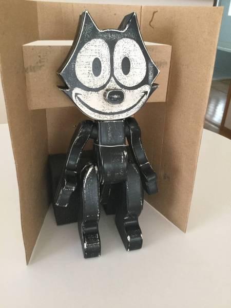FELIX THE CAT WOODEN FLEX DOLL(フィリックス )/木製(大) 【公式通販】