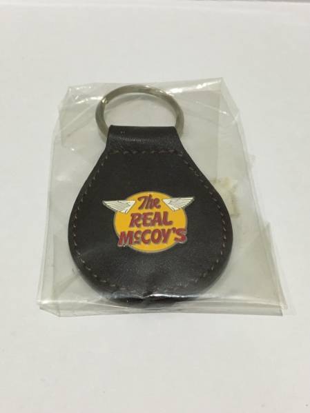 未使用 THE REAL McCOY'S レザーキーホルダー 旧マッコイ ご覧いただき