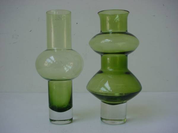 低価，限定セール Aseda Vase by Bo Borgstrom&times;2 コスタボダiittalaオレフォス(工芸ガラス)｜売買されたオークション情報、yahooの商品情報をアーカイブ公開 - オークファン 工芸ガラス