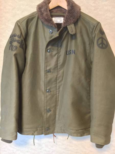 HOUSTON デッキジャケット 希少美品 サイズリペアカスタム仕様