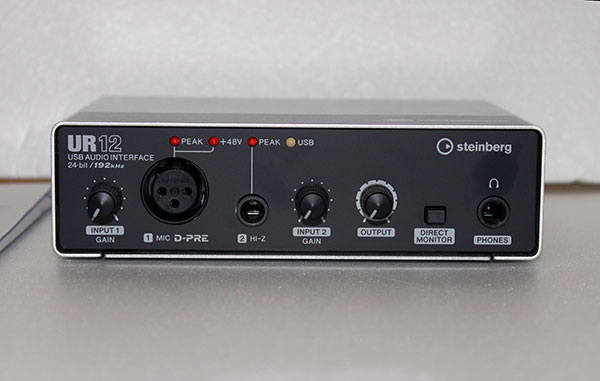 ★未使用品★極美品 Steinberg UR12 オーディオインターフェース Steinberg UR12 スタインバーグ オーディオインターフェース with