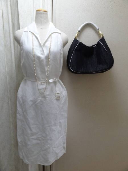 ★AMACAアマカイタリー製高級夏の逸品ワンピース