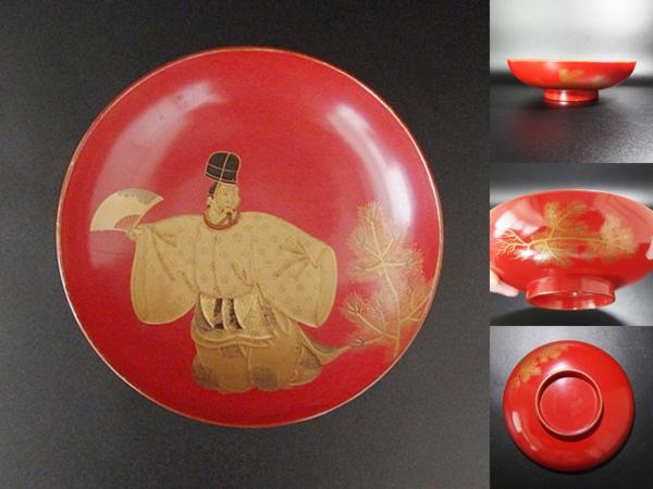 朱漆 漆工芸 金蒔絵 盃⑤ 江戸から明治時代 七組盃のひとつ 2026年最新
