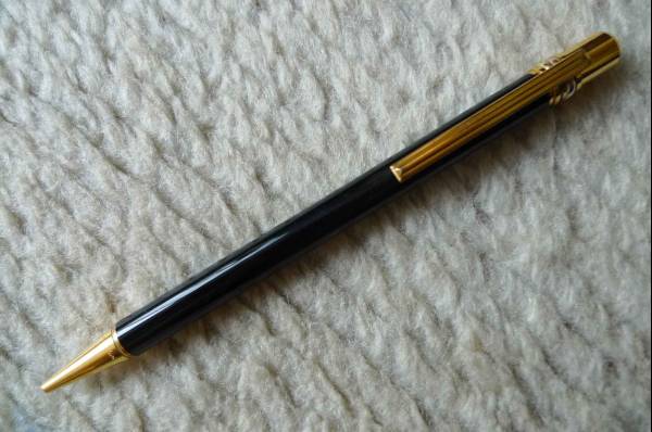3%R381)本物 完動品 カルティエ トリニティの回転式ボールペン 80s