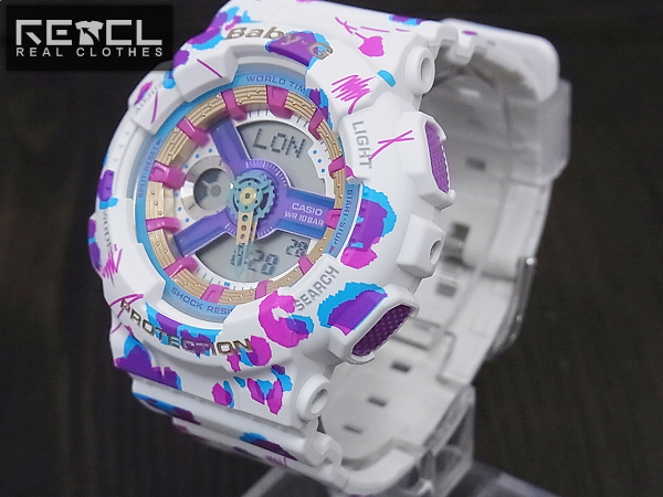 Baby-G フラワー・レオパード・シリーズ デジアナBA-110FL-7AJF Baby-G