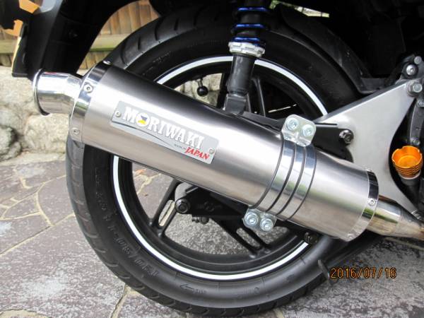 ☆PCX125　モリワキマフラー(ステン) JF28前期型　超美品　　_1