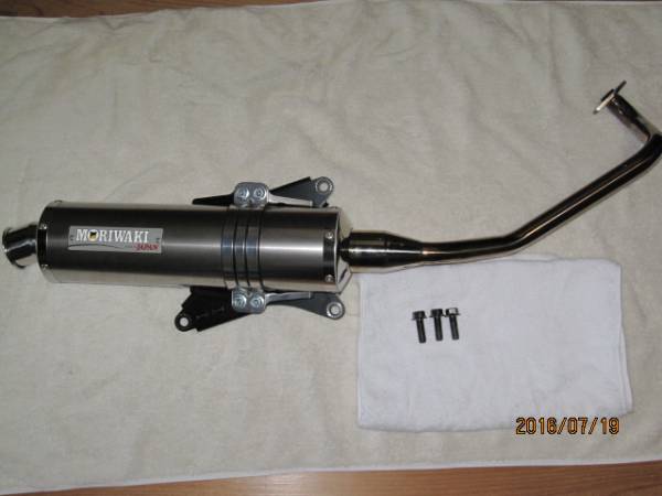 ☆PCX125　モリワキマフラー(ステン) JF28前期型　超美品　　_2