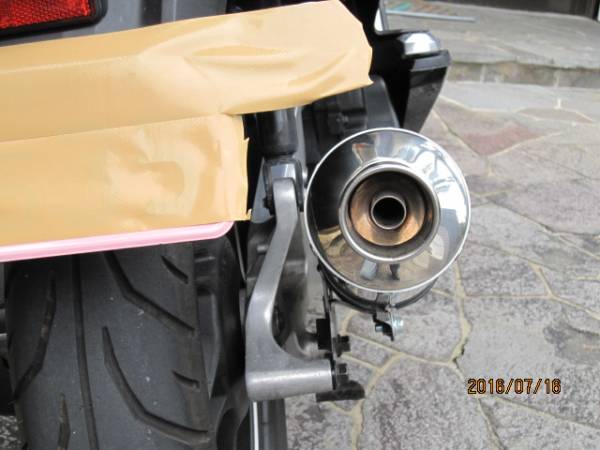 ☆PCX125　モリワキマフラー(ステン) JF28前期型　超美品　　_3