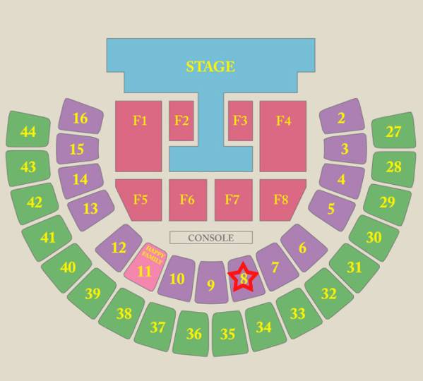 9/4 ☆SHINee☆シャイニー 韓国 SHINee WORLD V ８区５~９列 1枚_1