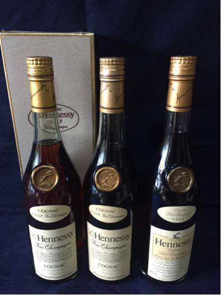 ⑧【古酒】COGNAC Hennessy V.S.O.P. 3本セット