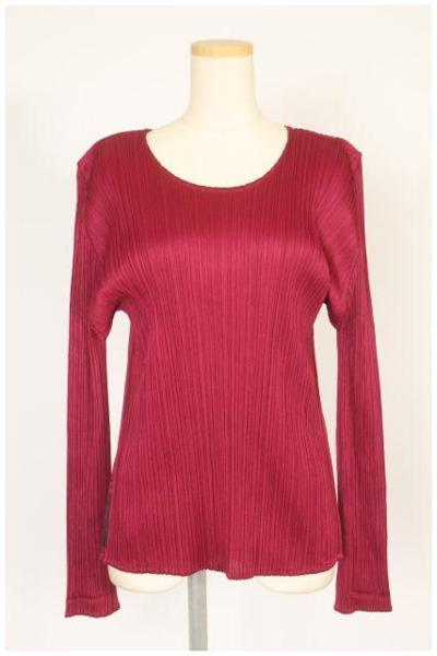 プリーツプリーズイッセイミヤケ　プリーツトップス[LTSM35977]