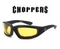 送料無料 アメリカ Choppers パッド付 サングラス ゴーグル Y_1