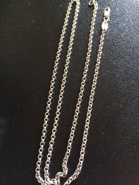 クロムハーツ　ロールチェーンネックレス　２０インチ原本無修正