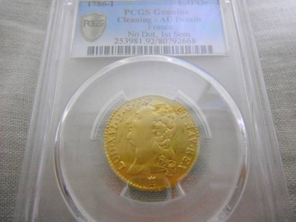 【★1円～】1786I フランス ルイ16世 ルイドール金貨 準未使用☆