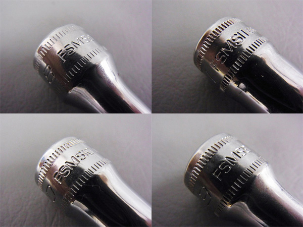 スナップオン 3/8セミディープソケットセット FSMS8-19