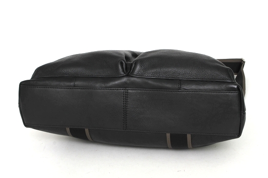 1円～ 美品 COACH コーチ レザー メンズ 2WAY トート バッグ 黒 【公式