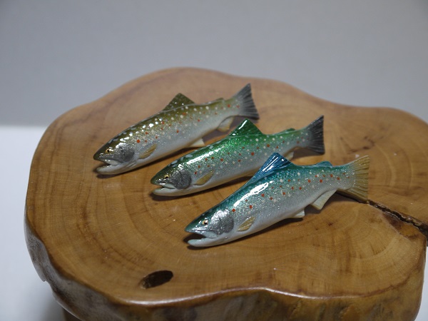 トラウトブローチ | 2023NEWササキ屋 ハンドメイド 魚釣り 2023年入荷