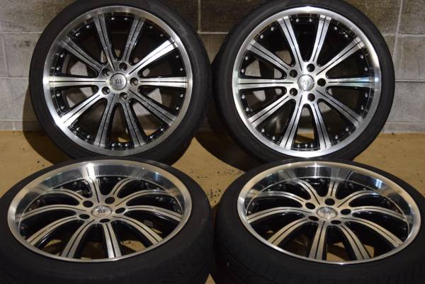《即決》ヴェルファイア クラウン 245/35R20 レアマイスター 8.5J +35 ファルケン FK452