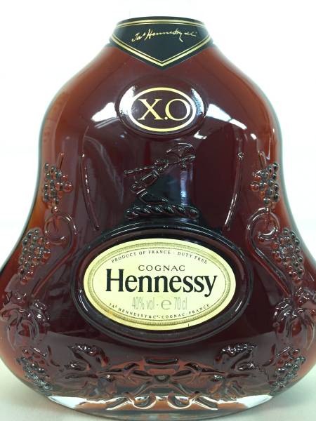 1円～ ヘネシー Hennessy XO クリアボトル 2本SET 金キャップ #8 8