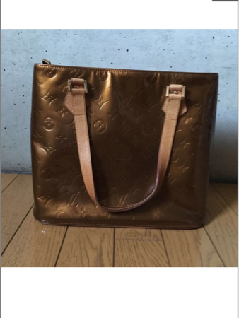 本物正規品 ヴィトン ヴェルニ ブロンズ ショルダーバック