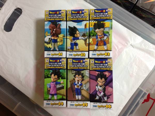 ドラゴンボール超 コレクタブルフィギュア PRINCE VEGETA 全6種