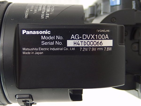 □☆Panasonic 業務用3CCD DVカメラ AG-DVX100A 動作品 本体のみ