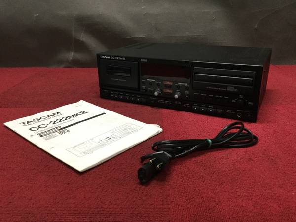 TASCAM CC-222MKⅢ CDW/カセットデッキ◆現状品