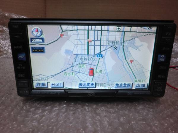 トヨタ純正HDDナビ/NHDN-W55G/2009年/CD録音/DVD/動作品/激安