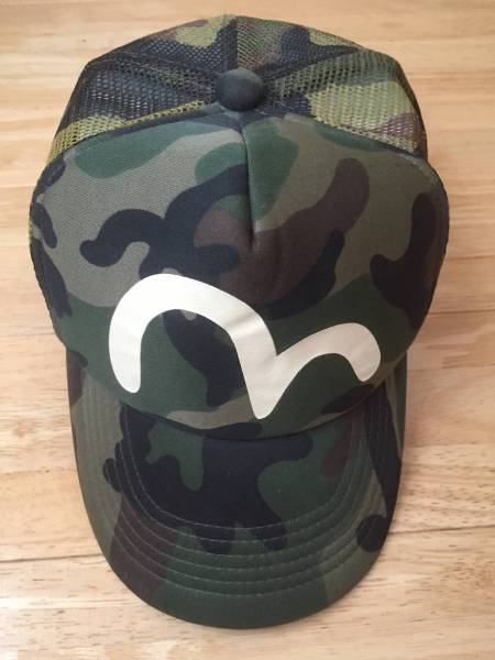 美品 エヴィス キャップ カモフラ 迷彩 マッコイズ 新品 EVISU Cap