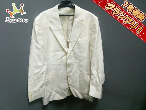 ヴェルサーチ ジャケット メンズ 美品 アイボリー VERSACE