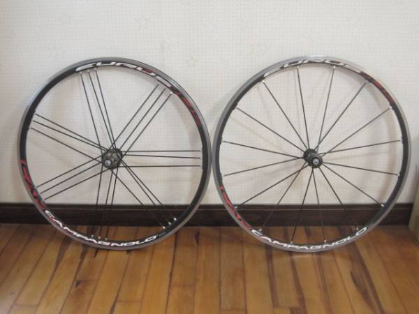 ☆カンパニョーロ/ユーラス・前後ホイールセット（美品